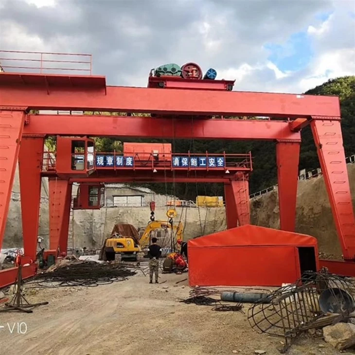 Mobile Gantry Wheel Hoist Crane
